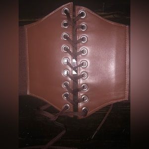 Brown waist corset size L